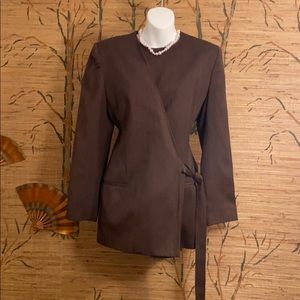 Oleg Cassini Chocolate Suit Size 8
